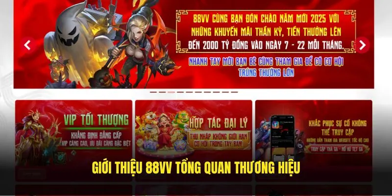 Giới thiệu 88VV tổng quan thương hiệu