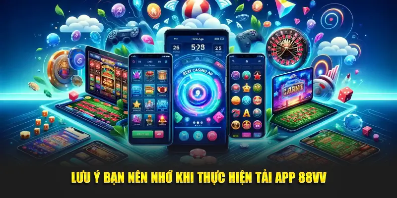 Lưu ý bạn nên nhớ khi thực hiện tải app 88VV